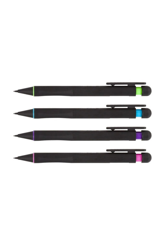 Display of 60 Adel 0.7mm Auto Prime BLACK mechanical pencils